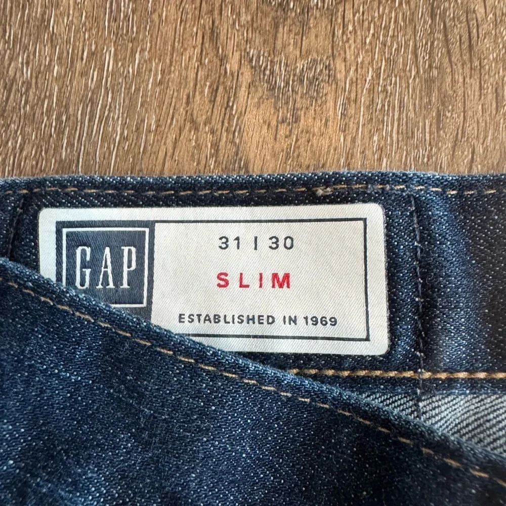 GAP Men's Dark Blue Slim Jeans